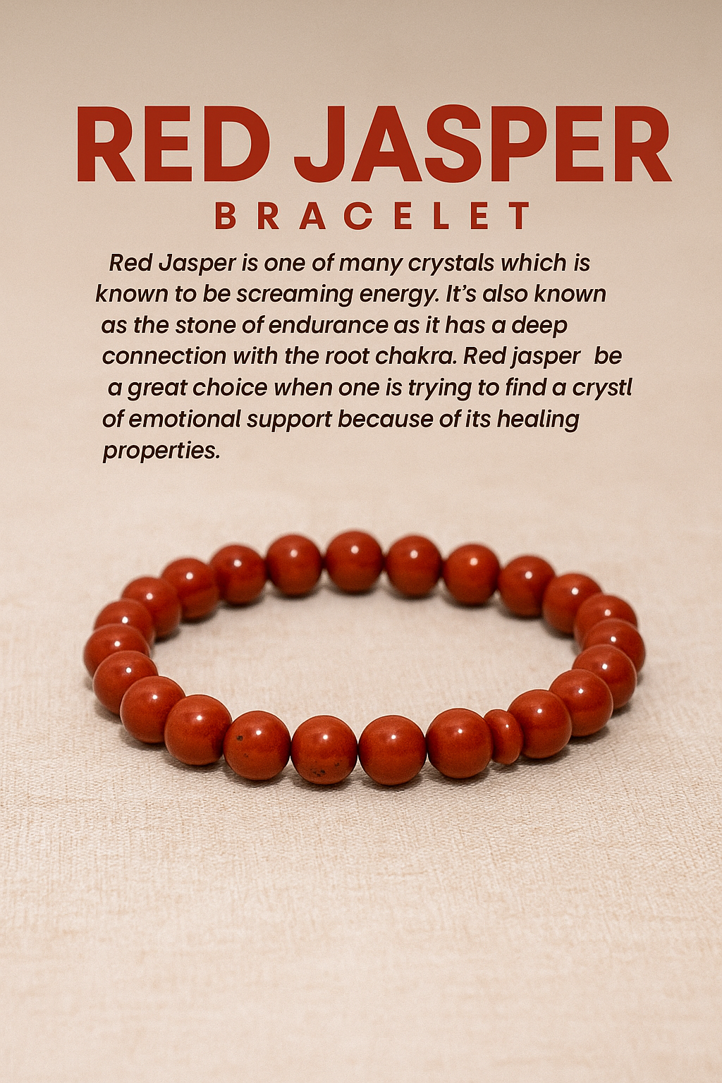 Red Jasper Bracelet