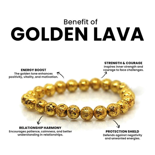 Golden Lava Bracelet