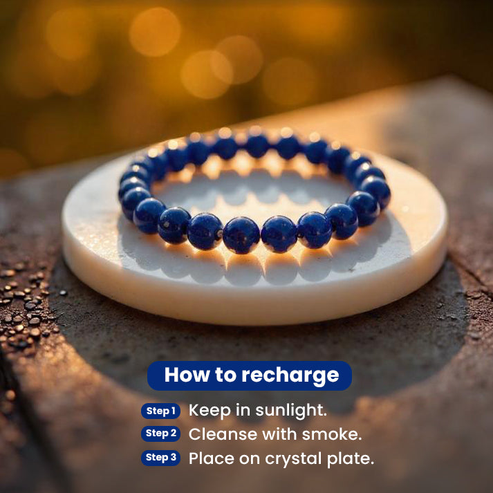 Lapis Lazuli Natural Bracelet