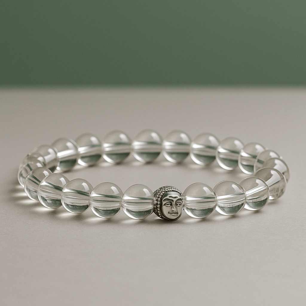 Natural Sphatik Crystal Bracelet