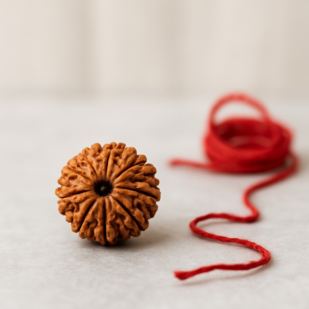 AstroDivine Hanuman Bead (Natural 11 Mukhi Rudraksha)