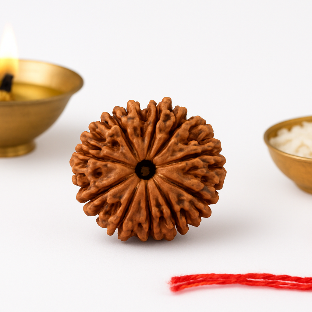 AstroRadiance Surya Bead (Natural 12 Mukhi Rudraksha)