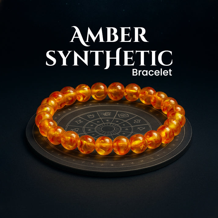 Amber Synthetic Bracelet