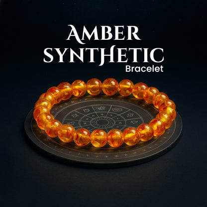 Amber Synthetic Bracelet