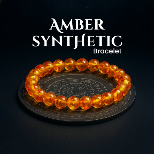 Amber Synthetic Bracelet