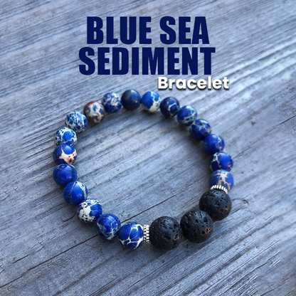 Blue Sea Sediment Bracelet