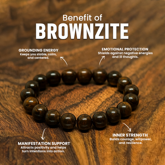 Bronzite Natural Crystal Bracelet