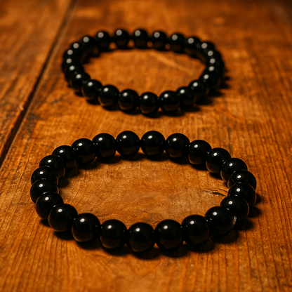 Black Obsidian Crystal Bracelet