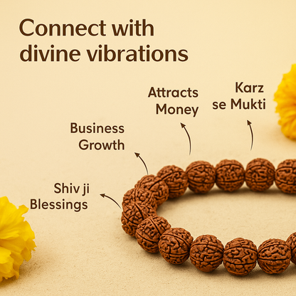 7 Mukhi Rudraksha Bracelet