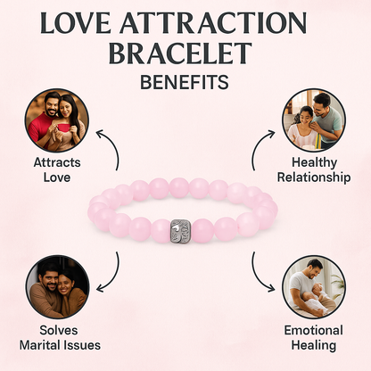 Natural Rose Quartz Bracelet