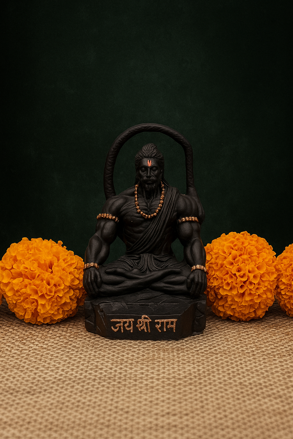 Sankat Mochan Hanuman Murti in Meditative Pose