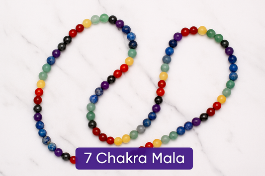 7 Chakra Healing Mala – 64 Beads