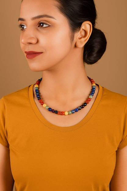 7 Chakra Healing Mala – 64 Beads