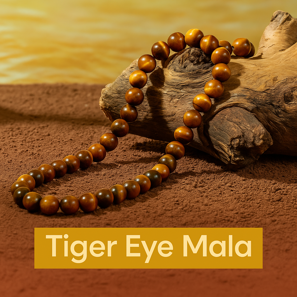 Tiger Eye Mala by Talkswithastro