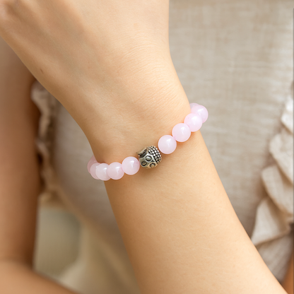 Natural Rose Quartz Bracelet