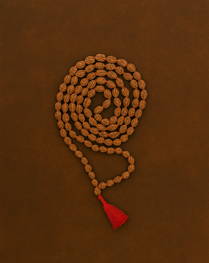 2 Mukhi Japa Rudraksha Mala