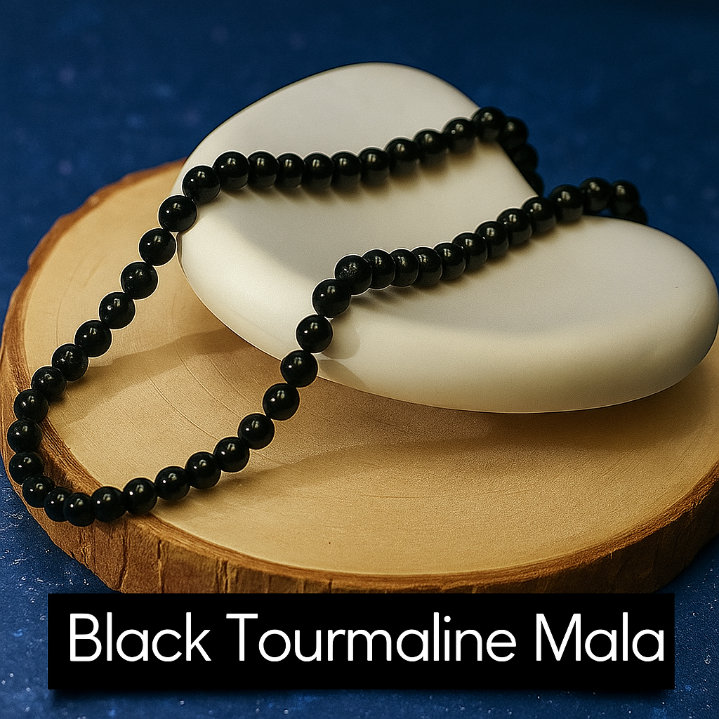 ShieldRoot Tourmaline Mala