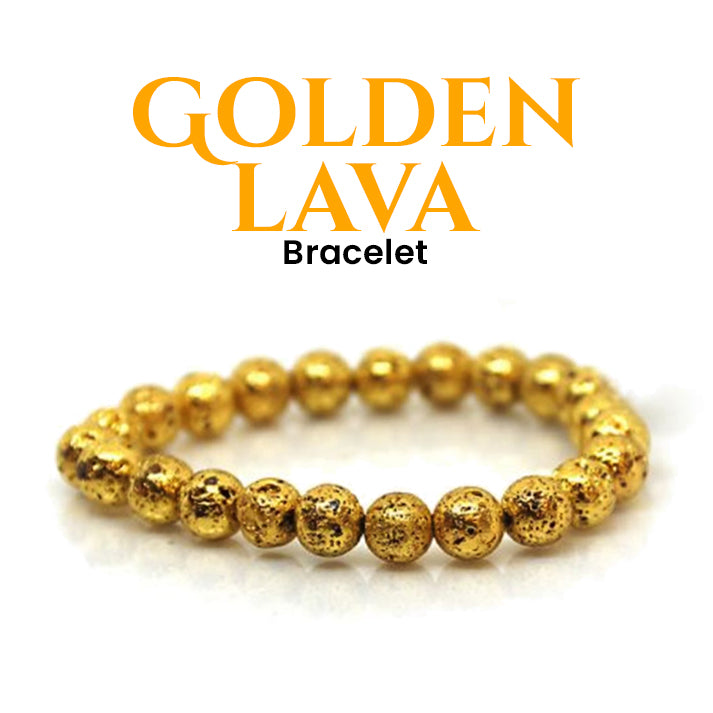 Golden Lava Bracelet