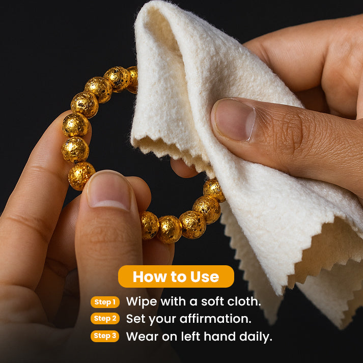 Golden Lava Bracelet