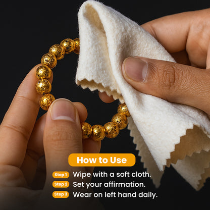 Golden Lava Bracelet