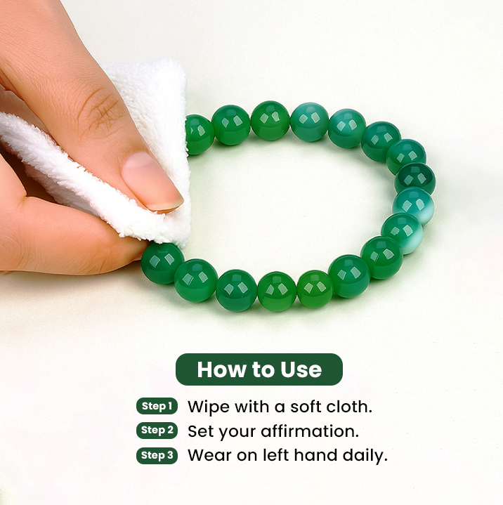 Green Agate Bracelet
