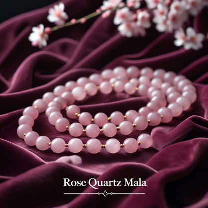 Rose Quartz Mala
