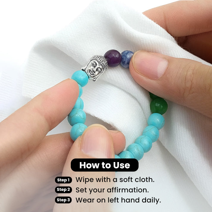 Turquoise 7 Chakra Bracelet