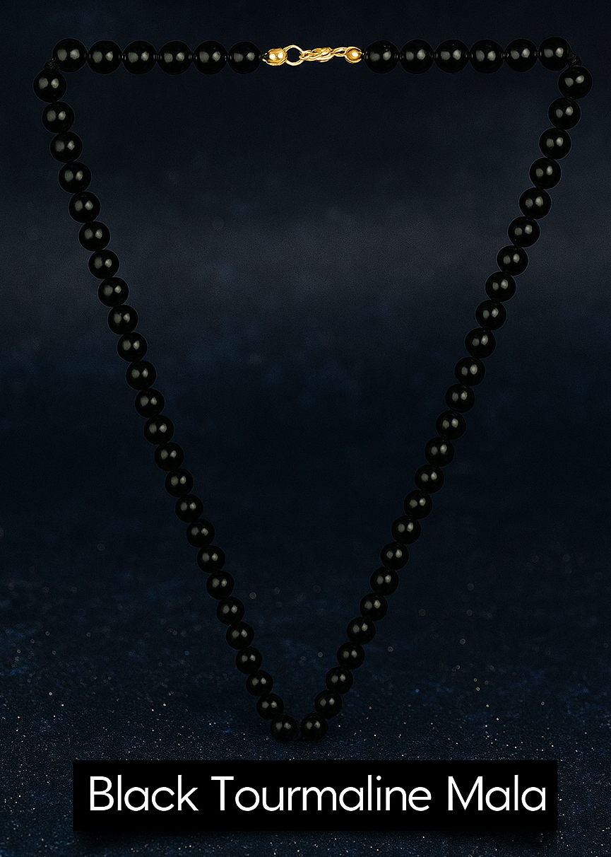 ShieldRoot Tourmaline Mala