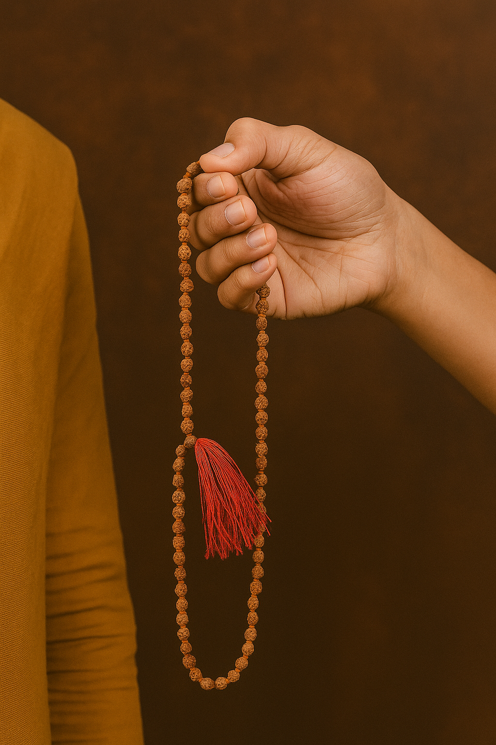 2 Mukhi Japa Rudraksha Mala